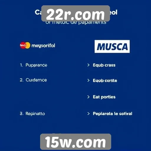 Explorando os métodos de pagamento no 22r.com